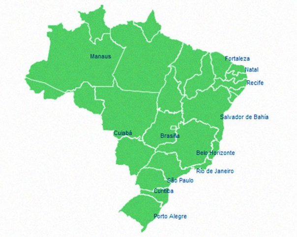 "BRASIL 2014 SEDES MUNDIAL"