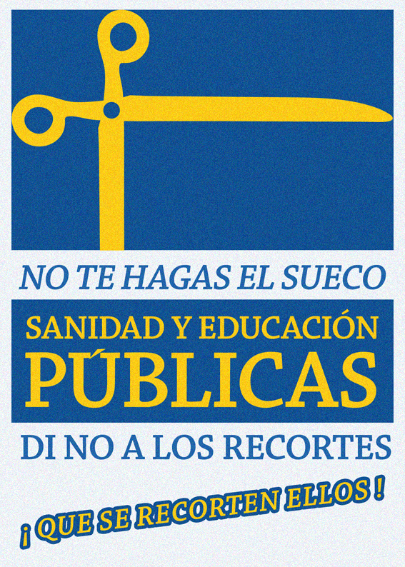 "CONTRA LOS RECORTES EN SANIDAD Y EDUCACIÓN"